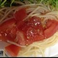 チェリー♡'s cooksnap of when they made 簡単♪トマトの冷製パスタ.