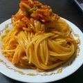 ぺたぺたぺーたー's cooksnap of when they made とろとろ卵黄の豚キムチパスタ☆.