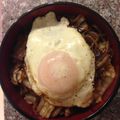 り〜にゃん's cooksnap of when they made ✿豚キムチ丼✿.