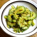赤鼻のハリー's cooksnap of when they made ゴーヤのゴマバタ醤油.