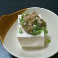 ebiyuki22's cooksnap of when they made オクラ梅肉和え♪冷奴.