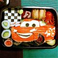 Nappyt's cooksnap of when they made カーズ　マックイーン　キャラ弁当.
