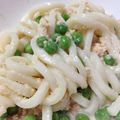 ゆりまる2011's cooksnap of when they made レンジで簡単！豆乳クリーミ−うどん♪.