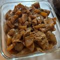 もぐもぐ（＾ν＾）'s cooksnap of when they made 圧力鍋で★名古屋の牛スジどて煮.