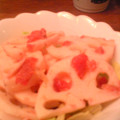 ぐみるく's cooksnap of when they made ☆簡単☆れんこんの梅マヨサラダ.