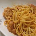 うさこまちゃん's cooksnap of when they made 海老パスタ♡トマトクリーム.