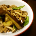 サトモユリア's cooksnap of when they made めんつゆだけでおいしい！なすとひき肉炒め.