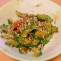 ayaka719's cooksnap of when they made ゴーヤの梅シソおかか和え.