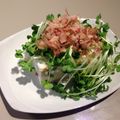 marineのママ's cooksnap of when they made 簡単★お豆腐のかいわれ大根乗せ.