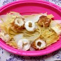 egg＆egg's cooksnap of when they made シリコンスチーマーでお手軽パスタ.