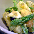 boricco's cooksnap of when they made アスパラとゆでたまごのゴママヨサラダ♪.