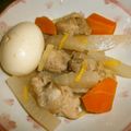 白いぐれーぷ's cooksnap of when they made ゆず香る鶏肉と大根の甘辛煮☆.