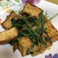 まりっコぐらし's cooksnap of when they made 厚揚げとほうれん草のスタミナ炒め.