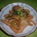 Jock's cooksnap of when they made メンマとねぎのピリっと炒め.