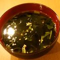 BiwacoJune's cooksnap of when they made 茗荷*三つ葉*わかめのすまし汁.