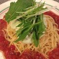 ktktbb's cooksnap of when they made 冷製サルサパスタ★アボカドムース添え.