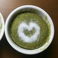 n0604's cooksnap of when they made ❤電子レンジで簡単抹茶ケーキ.