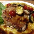 知らない土地へ's cooksnap of when they made チキングリル＊カレークリームソース.