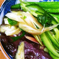 すろたん's cooksnap of when they made なすとオクラのお浸し☆山形「だし」風.
