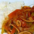 チェビス's cooksnap of when they made 韓国料理ー甘辛イカ丼「オジンオドッパ」.