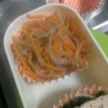 こるる。's cooksnap of when they made こんにゃくと人参のきんぴら.