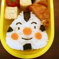 なつﾏﾏ☆'s cooksnap of when they made 【キャラ弁】 おむすびマンのおむすび.