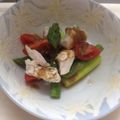 ま、あ、や's cooksnap of when they made アスパラささみの中華風玉ねぎドレッシング.