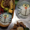 めぇめぇ＠羊's cooksnap of when they made ドラえもん☆キャラ弁.