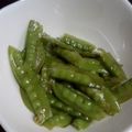 たぬとん's cooksnap of when they made さやえんどうのポン酢炒め.
