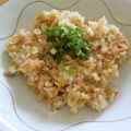 at☆'s cooksnap of when they made 香ばし～ぃ★簡単！旨々鮭チャーハン.