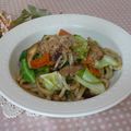 かおpon's cooksnap of when they made 野菜たっぷり焼きうどん.