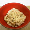 ニャンchuu's cooksnap of when they made ガーリック風味☆きのこの炊き込みご飯.