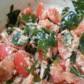 じょなりーな's cooksnap of when they made 簡単！トマトとツナとわかめのサラダ.