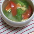 sagayan's cooksnap of when they made トマトとレタスのスープ.