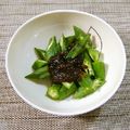 ヌーシ's cooksnap of when they made 簡単！オクラに海苔の佃煮だけ.