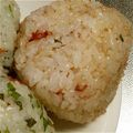 ぴーちゃんぱぱ's cooksnap of when they made 梅おかか おにぎり.