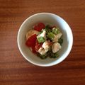 Mhumming's cooksnap of when they made おくらとトマトの豆腐サラダ.
