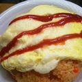 なこあや's cooksnap of when they made ☆お菓子作りで余ったら・・・卵白フワフワオムライス♪.