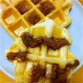 Elly’s's cooksnap of when they made たい焼き風あんこワッフル♪.