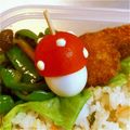 ミチュン☆'s cooksnap of when they made 超簡単おかず☆キャラ弁☆キノコちゃん!?.