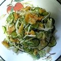 ナカタニ's cooksnap of when they made 鶏皮パリパリ☆カフェシェフの鶏の酢の物☆.
