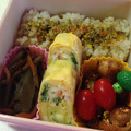 milk1312's cooksnap of when they made 鮭とネギの彩り卵焼き.