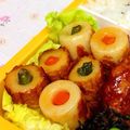 ゆうりんじゅん's cooksnap of when they made お弁当♪ちくわのテリマヨ♪人参アスパラ入.