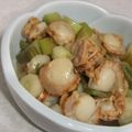 きらり流れ星's cooksnap of when they made ホタテと葱のマヨサラダ.
