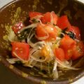 てーぶるすぷーん's cooksnap of when they made 新玉ねぎとトマトのポン酢和え.
