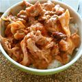 あゆちむs2's cooksnap of when they made 【お手軽ランチに】豚キムチーズ丼.