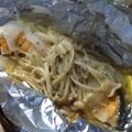 はらぺこごはん's cooksnap of when they made 簡単☆サーモンホイル焼き.