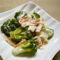 maruru-nn's cooksnap of when they made カニかまとブロッコリーの昆布茶マヨ和え.