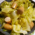maruru-nn's cooksnap of when they made キャベツとウインナーのあんかけ丼♪.