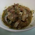 yumi助's cooksnap of when they made 鯵の簡単バジルあえ.